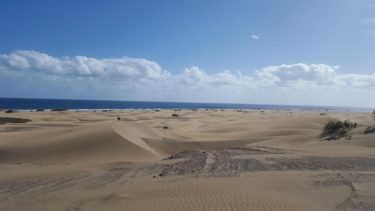 Top-Apartment mit seitlichem Meerblick in Playa del Ingles, Maspalomas, Gran Canaria Exterior foto