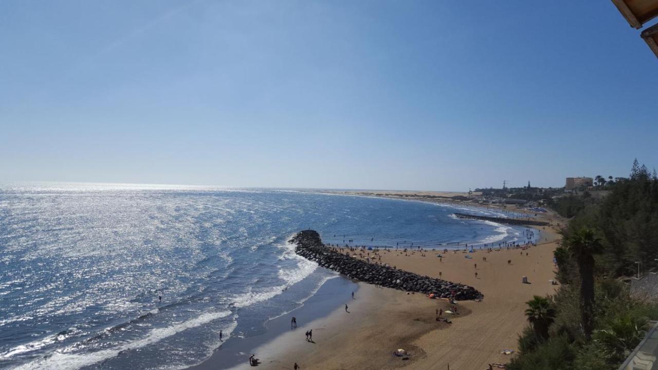 Top-Apartment mit seitlichem Meerblick in Playa del Ingles, Maspalomas, Gran Canaria Exterior foto