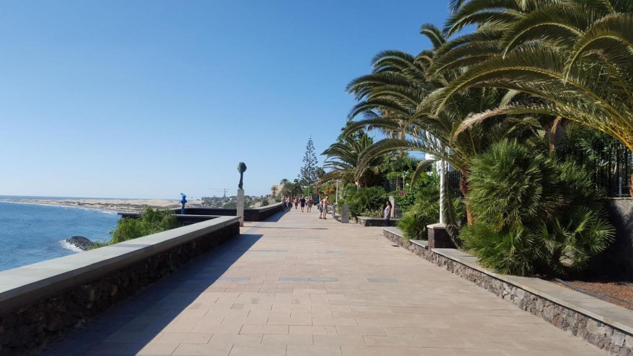 Top-Apartment mit seitlichem Meerblick in Playa del Ingles, Maspalomas, Gran Canaria Exterior foto