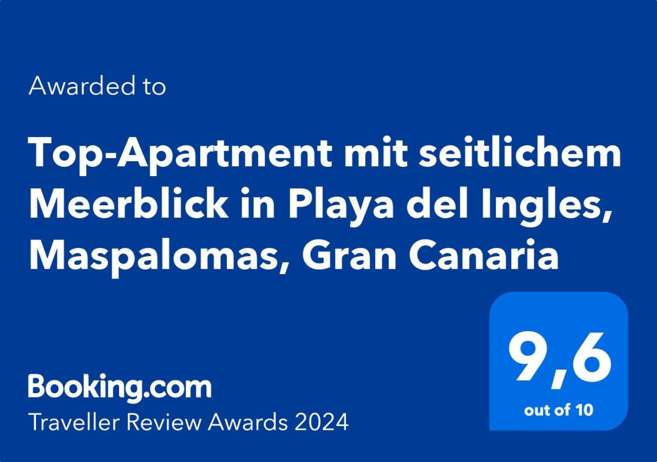Top-Apartment mit seitlichem Meerblick in Playa del Ingles, Maspalomas, Gran Canaria Exterior foto